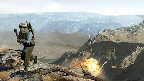 画像ギャラリー No.003のサムネイル画像 / ［Gamescom］ついにシングルプレイの様子が公開された「Medal of Honor」。戦闘ヘリコプターからの地上攻撃は，現代戦の迫力十分