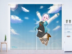画像ギャラリー No.002のサムネイル画像 / 「ソニコミ」「STEINS;GATE」のキャラクターを描いたカーテンが発売に。ワンルーム住まいだと窓が足りねえ！