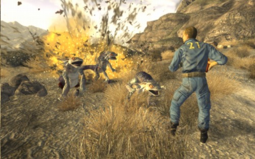 画像ギャラリー No.013のサムネイル画像 / 分離欠損表現を一部削除。「Fallout: New Vegas」，日本語版における変更点や豪華出演声優陣を発表。TGS 2010にて試遊スペースも設置
