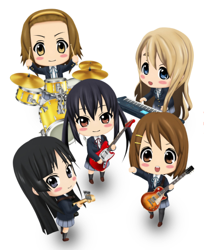画像ギャラリー No.002のサムネイル画像 / 「けいおん！ 放課後ライブ！！」公式サイトに，ちびキャラ出現