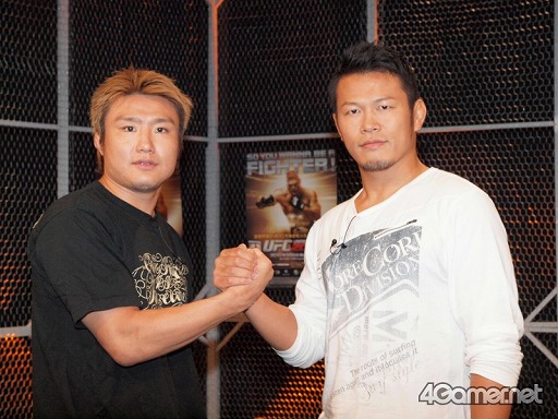画像ギャラリー No.001のサムネイル画像 / 五味隆典選手と須藤元気さんが「UFC Undisputed 2010」で直接対決！　果たして軍配は……？