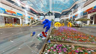 画像ギャラリー No.004のサムネイル画像 / キャラクターとシンクロしてレースを楽しもう。「Microsoft Kinect」対応の「ソニック フリーライダーズ」，直感的な操作方法をチェック
