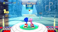 画像ギャラリー No.018のサムネイル画像 / 二人の息を合わせよう。「ソニック フリーライダーズ」，対戦モード「タッグレース」の概要などをスクリーンショットと共に紹介