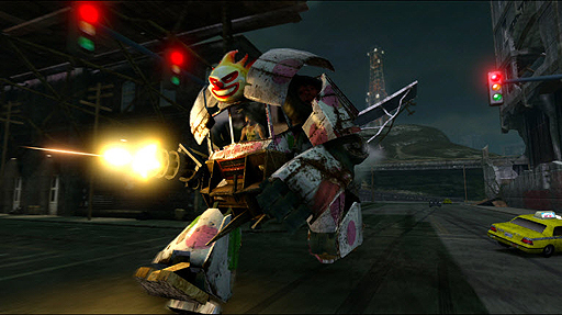 画像ギャラリー No.002のサムネイル画像 / デイビッド・ジャッフェ氏が新作「Twisted Metal」のビデオダイアリーを公開。スウィートトゥースのリアル版ワゴントラックの姿も