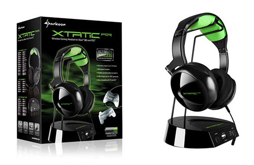 画像ギャラリー No.002のサムネイル画像 / SHARKOONのゲーマー向けワイヤレスヘッドセット「X-Tatic Air」が7月26日に発売。PCとPS3，Xbox 360などに対応