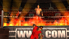 画像ギャラリー No.005のサムネイル画像 / 「WWE SmackDown vs. Raw 2011」が2011年2月に日本上陸。事件だらけで面白かった2010年を，ゲームでどのように再現したのか。もちろん，ヨシ・タツもいるよ