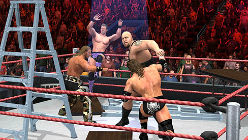 画像ギャラリー No.013のサムネイル画像 / 「WWE SmackDown vs. Raw 2011」が2011年2月に日本上陸。事件だらけで面白かった2010年を，ゲームでどのように再現したのか。もちろん，ヨシ・タツもいるよ
