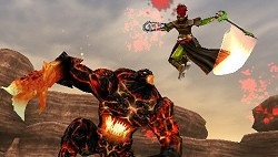 画像ギャラリー No.004のサムネイル画像 / スクウェア・エニックスの最新PSP用ソフト「LORD of ARCANA」（ロード オブ アルカナ）の発売が決定。8月19日には体験版の配信も