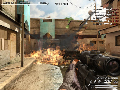 画像ギャラリー No.001のサムネイル画像 / 韓国で開発中のオンラインFPS，「Soldier of Fortune Online」のムービー2本を4Gamerに掲載。激しい残酷描写は，どこまで再現されたのか