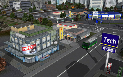 画像ギャラリー No.009のサムネイル画像 / 合計62種類の建物データは“味のある建物”が結構多い？　拡張パック「A列車で行こう9 建物キット」レビュー