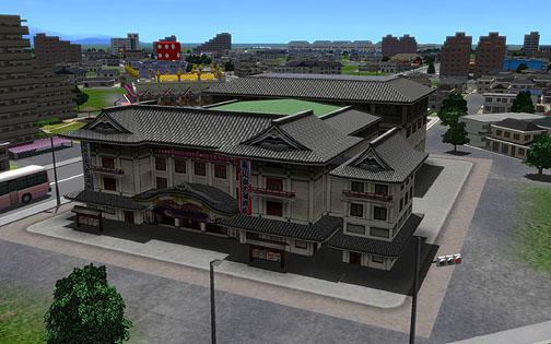 画像ギャラリー No.023のサムネイル画像 / 合計62種類の建物データは“味のある建物”が結構多い？　拡張パック「A列車で行こう9 建物キット」レビュー