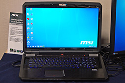 画像ギャラリー No.010のサムネイル画像 / MSI，未発表GPU「Radeon HD 8970M」搭載のゲーマー向けノート「GX70」を発表