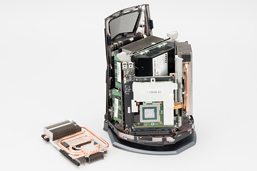 画像ギャラリー No.038のサムネイル画像 / Mac Pro風の小型“ゴミ箱”筐体にSLIシステムを組み込んだデスクトップPC，MSI「Vortex G65 6QD SLI」レビュー