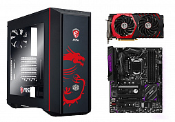 画像ギャラリー No.001のサムネイル画像 / MSI，特別デザインのCooler Master製PCケースにグラフィックスカードとマザーボードをつけたセットを発売