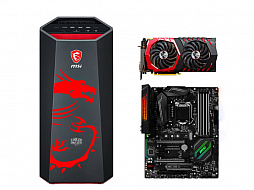 画像ギャラリー No.002のサムネイル画像 / MSI，特別デザインのCooler Master製PCケースにグラフィックスカードとマザーボードをつけたセットを発売