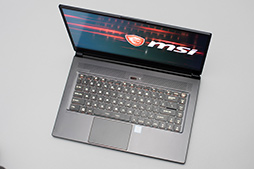 画像ギャラリー No.009のサムネイル画像 / 薄型のゲームノートPCを実現する「Max-Q」は2018年モデルでどこまで進化したか。MSIのGTX 1070搭載機で確かめてみた