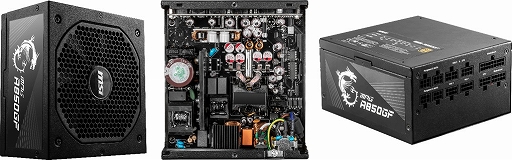 画像ギャラリー No.002のサムネイル画像 / MSI初の80 PLUS GOLD対応ゲーマー向けフルモジュラー電源が登場