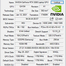 画像ギャラリー No.005のサムネイル画像 / 【PR】MSIのゲームノートPC「GE76 Raider 11U」をチェック。360Hz表示液晶と最新の高性能GPU＆CPUで快適にゲームを楽しめる