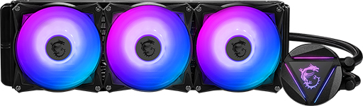 画像ギャラリー No.001のサムネイル画像 / MSI，第12世代Core対応の3連ファン付き簡易液冷クーラーを発売