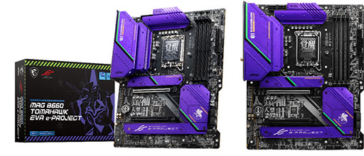 画像ギャラリー No.002のサムネイル画像 / MSI，「エヴァ」とコラボした初号機カラーのPCパーツ計4製品を発売