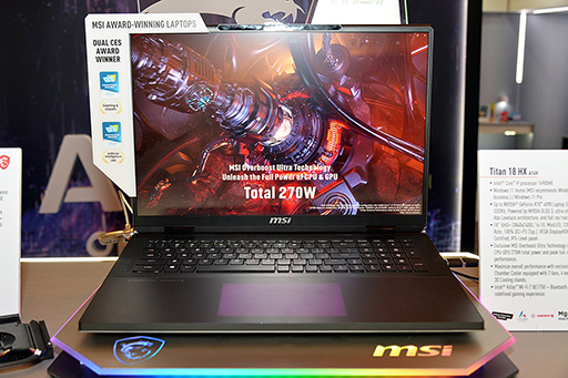 画像ギャラリー No.004のサムネイル画像 / 2024年のMSIは，Core Ultra搭載ノートや有機ELディスプレイに注力。新製品をまとめて紹介