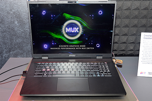 画像ギャラリー No.008のサムネイル画像 / 2024年のMSIは，Core Ultra搭載ノートや有機ELディスプレイに注力。新製品をまとめて紹介