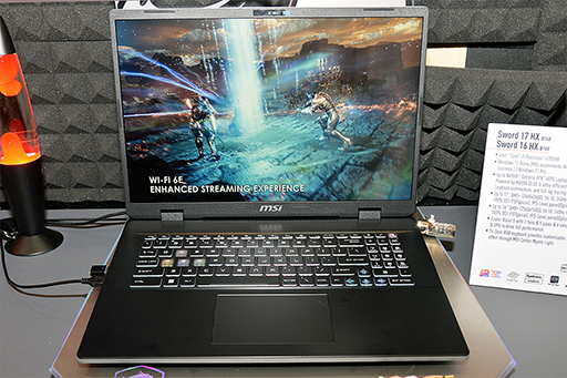 画像ギャラリー No.009のサムネイル画像 / 2024年のMSIは，Core Ultra搭載ノートや有機ELディスプレイに注力。新製品をまとめて紹介