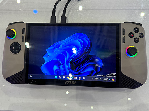 画像ギャラリー No.001のサムネイル画像 / MSIが開発中の携帯型ゲームPC「Claw 8 AI＋」は，IntelのノートPC向け次世代CPU「Lunar Lake」を早くも採用