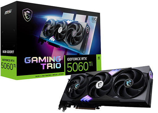 画像ギャラリー No.005のサムネイル画像 / GeForce RTX 5060 Tiを搭載したMSI製グラフィックスカードが国内発売