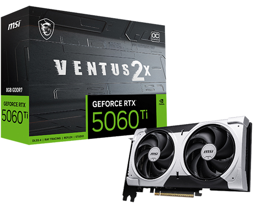 画像ギャラリー No.007のサムネイル画像 / GeForce RTX 5060 Tiを搭載したMSI製グラフィックスカードが国内発売