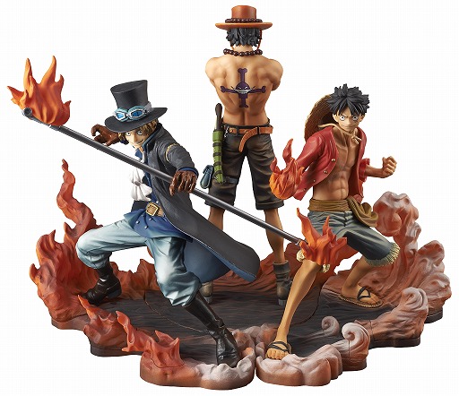 画像ギャラリー No.005のサムネイル画像 / 「ワンピース」，ルフィたち義兄弟3人のフィギュアがプライズで順次投入