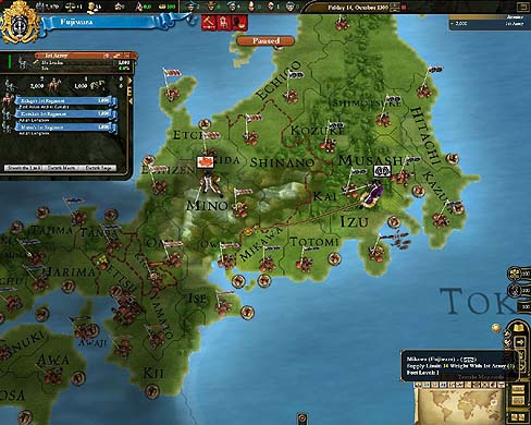 画像ギャラリー No.004のサムネイル画像 / 源平合戦から中国統一までが楽しめそうな，「Europa Universalis III: Divine Wind」の最新スクリーンショット公開