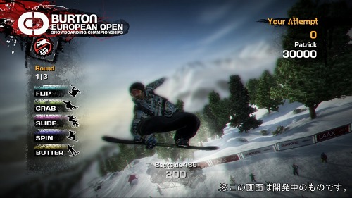 画像ギャラリー No.002のサムネイル画像 / ラッセル，スノーボードアクション「Stoked: Big Air Edition」を2010年冬に発売。さらに豪快なプレイフィールを味わおう