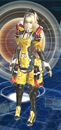 画像ギャラリー No.005のサムネイル画像 / 「ファンタシースターオンライン2」αテスト段階でのキャラクターエディット機能を見る。顔はもちろん，体型や手脚のバランスまで無段階に調整可能