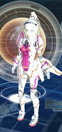 画像ギャラリー No.021のサムネイル画像 / 「ファンタシースターオンライン2」αテスト段階でのキャラクターエディット機能を見る。顔はもちろん，体型や手脚のバランスまで無段階に調整可能