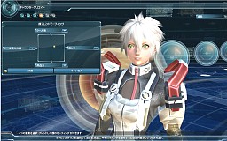 画像ギャラリー No.030のサムネイル画像 / 「ファンタシースターオンライン2」αテスト段階でのキャラクターエディット機能を見る。顔はもちろん，体型や手脚のバランスまで無段階に調整可能