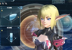 画像ギャラリー No.056のサムネイル画像 / 「ファンタシースターオンライン2」αテスト段階でのキャラクターエディット機能を見る。顔はもちろん，体型や手脚のバランスまで無段階に調整可能