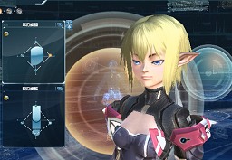 画像ギャラリー No.057のサムネイル画像 / 「ファンタシースターオンライン2」αテスト段階でのキャラクターエディット機能を見る。顔はもちろん，体型や手脚のバランスまで無段階に調整可能