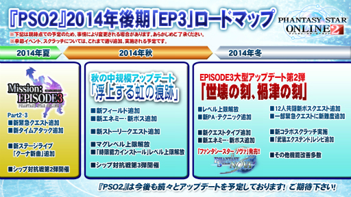 画像ギャラリー No.048のサムネイル画像 / 「EPISODE3」はまだ序章でしかない！　今後のロードマップも明かされた「ファンタシースター感謝祭2014」決勝会場レポート