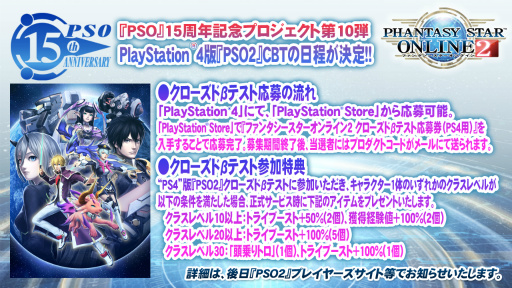 画像ギャラリー No.004のサムネイル画像 / PS4版「PSO2」のサービス開始は2016年4月20日。釣りや採取，料理などの新情報が発表となった「ファンタシースター感謝祭2016」福岡会場レポート