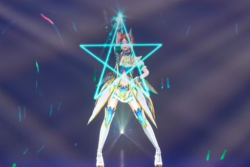画像ギャラリー No.010のサムネイル画像 / マトイが尊い。「PSO2」初のバーチャルライブ，「ファンタジック3Dライブ 2018」レポート