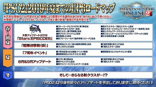 画像ギャラリー No.007のサムネイル画像 / 「ファンタシースター感謝祭2019」東京会場で発表された「EPISODE6」の最新情報や会場の様子をお届け　