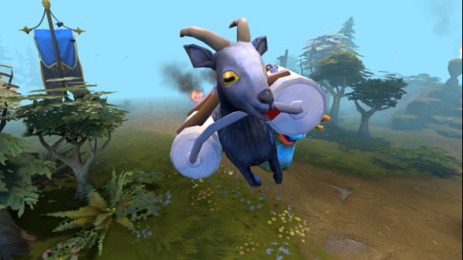 画像ギャラリー No.002のサムネイル画像 / 「Goat Simulator」と「DOTA 2」，夢のクロスオーバーが実現？　Steam Workshopにて，空飛ぶヤギを登場させる投票がスタート