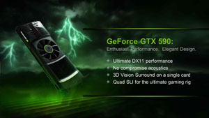 画像ギャラリー No.024のサムネイル画像 / 「GeForce GTX 590」レビュー。1枚にフルスペックFermiを2基搭載して，世界最速シングルカードは誕生したか