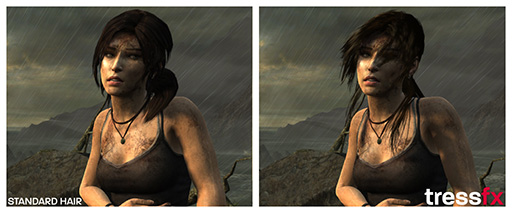 画像ギャラリー No.013のサムネイル画像 / ［GDC 2013］PC版「TOMB RAIDER」は髪がすごい。ララ・クロフト秘伝のヘアケア技術教えます