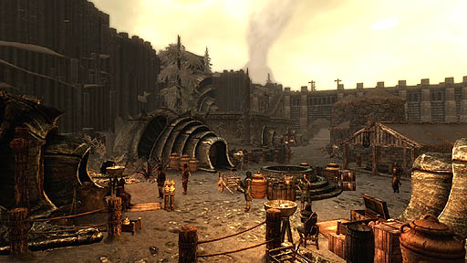 画像ギャラリー No.002のサムネイル画像 / 「The Elder Scrolls V : Skyrim」の最新DLC「Dragonborn」の序盤展開を紹介。ドラゴンにまたがり，原初のドラゴンボーンに挑むという熱い展開を楽しもう