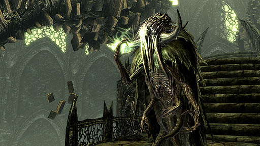 画像ギャラリー No.009のサムネイル画像 / 「The Elder Scrolls V : Skyrim」の最新DLC「Dragonborn」の序盤展開を紹介。ドラゴンにまたがり，原初のドラゴンボーンに挑むという熱い展開を楽しもう