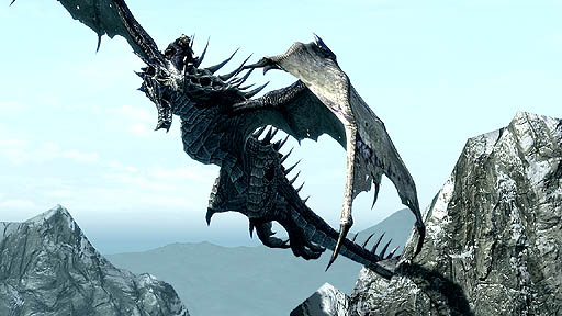 画像ギャラリー No.011のサムネイル画像 / 「The Elder Scrolls V : Skyrim」の最新DLC「Dragonborn」の序盤展開を紹介。ドラゴンにまたがり，原初のドラゴンボーンに挑むという熱い展開を楽しもう