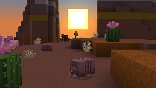 画像ギャラリー No.003のサムネイル画像 / 「Minecraft」，2種類のニワトリ，サボテンの花，枯れ草などが新たに登場。Javaスナップショットなどで利用できる