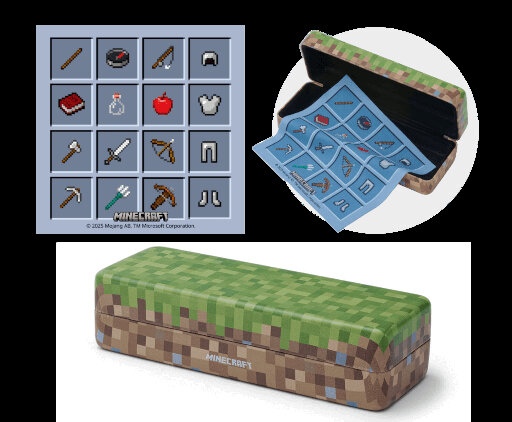 画像ギャラリー No.002のサムネイル画像 / 「Minecraft」メガネフレームやサングラス，メガネケースなどを発売。大人用と子供用をそれぞれ展開